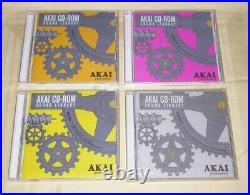 AKAI CD-ROM SOUND LIBRARY 8 Discs Complete Full Set from Japan