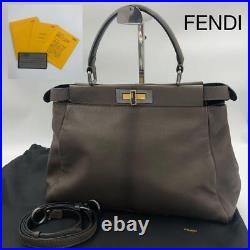 Accessories complete FENDI Peekaboo Selleria 2way handbag from Japan