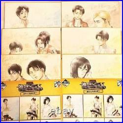 Attack On Titan Ichiban kuji Complete copy cards for Autographs from Japan