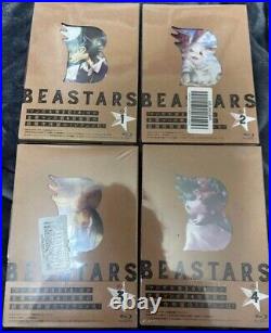 BEASTARS Vol. 1 -4 First Limited Edition Blu-ray Disc Complete Set BOX from Japan