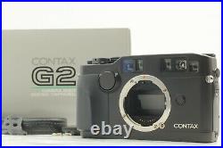 BOXEDCOMPLETE UNUSEDContax G2 Black 35mm Rangefinder Camera from Japan 423