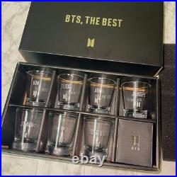 BTS THE BEST Exhibition Mini Glasses Shot glass Complete Set Box from JAPAN