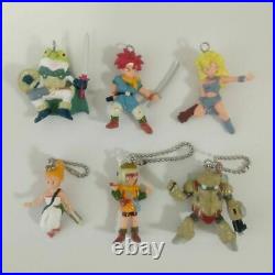 Bandai Chrono Trigger Swing PVC Figure Key Ring Complete 6 Set From Japan rare