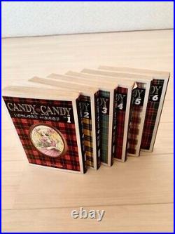 CANDY CANDY Vol 1-6 Comic Manga Complet Set Yumiko Igarashi From Japan japanese