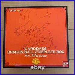 CARDDASS Dragon Ball Complete Box VOL. 2 Premium Set Free shipping from Japan