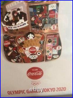 Coca-Cola Tokyo Olympic 2020 Pin Badge Complete Set Limited Rare From Japan New