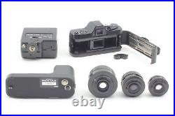 Complete Lens Set Cla'd Near MINT withBox Pentax Auto 110 Film Camera From JAPAN