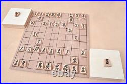 Complete wooden Deluxe Shogi Folding Board and Piece Set From Japan