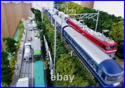 Completed railway model 1/150 diorama double track specification set F/S from JP