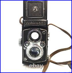 EXC5 Yashica 635 TLR 6x6 + 35mm Film Camera w complete Adapter KIT from Japan