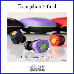 Evangelion EVA2020 x final Complete Wireless Earphones Unit02 Asuka From Japan