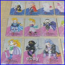 FINAL FANTASY 6 Carddass 1st Complete 42 sheets From JAPAN USED FF6 VI