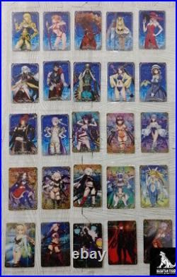Fate / Grand Order FGO Wafer Card 9 Complete 25 types Set BANDAI From Japan New