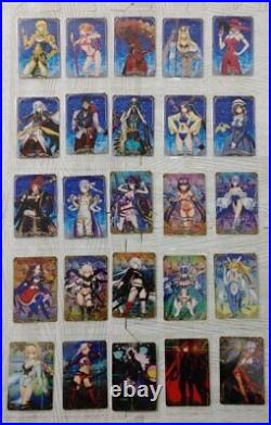 Fate / Grand Order FGO Wafer Card 9 Complete 25 types Set BANDAI From Japan New