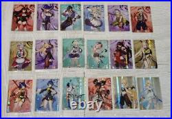Genshin impact Wafer Card Vo. 1 Complete 34 types Set BANDAI From Japan New F/S