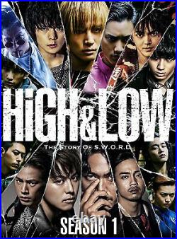 HiGH & LOW SEASON 1 Complete Edition DVD Box Japan Fedex