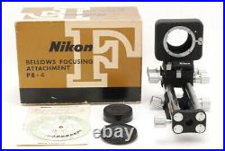 IFedExUnused Complete BoxNikon Bellows Focusing Attachment PB-4 From JAPAN