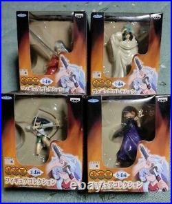 Inuyasha Figure Collection All 4 Types Complete Set BANPRESTO From Japan NEW
