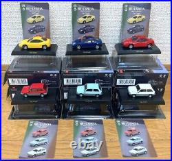 Kyosho 1/64 Fiat Lancia Mini Car Collection 27 Units Full Complete From Japan