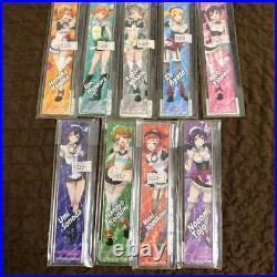 Love Live! Character Ruler Complete Set of 9 Anime From JAPAN