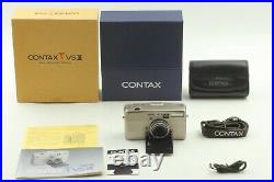 MINT- in BOX Complete-Set Contax TVS III Point & Shoot Film Camera From JAPAN
