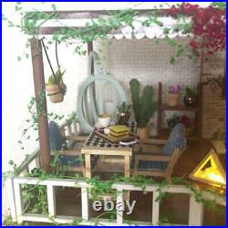 Miniature Dollhouse Kit Completed Two-story Stylish Cafe F/S From Japan
