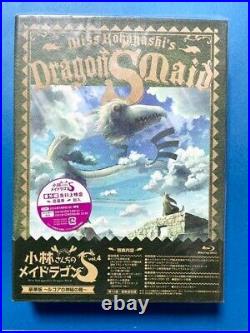 Miss Kobayashi's Dragon Maid S Vol. 4 Deluxe Edition Blu-ray Book Box from Japan