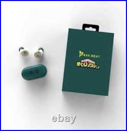 My Hero Academia Complete Wireless Earphone BAV. BEAT Green WithBox From Japan Used