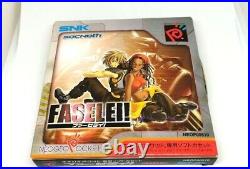 NGP FASELEI Complete Set SNK Neo Geo Pocket Video Game Cartridge From Japan
