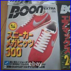 NIKE Complete Sneaker Book BOON EXTRA Magazine Japanese 1995-1996 From JAPAN