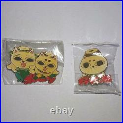 Nekojiru Pins 8 Set Pin Badge Complete Retro Vintage Nekogami-sama From Japan