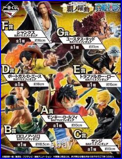 New BANDAI One Piece Ichibankuji Ha No Dynamism Complete Set from Japan