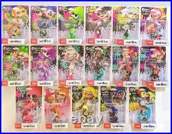 New Nintendo Amiibo Splatoon Series 17 Kinds Complete Set From Japan