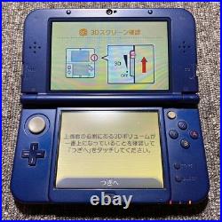 Nintendo 3DS LL XL Console Metallic Blue Complete Japan Ver. WithBOX From Japan