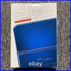 Nintendo 3DS LL XL Console Metallic Blue Complete Japan Ver. WithBOX From Japan
