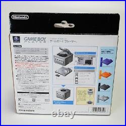 Nintendo GameCube GameBoy Player Silver + Disc Complete Boxed DOL-017 From JAPAN
