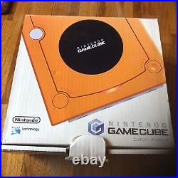 Nintendo Gamecube Spice Orange Region J Complete withBox From Japan used