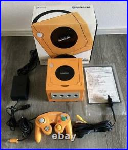 Nintendo Spice Orange Gamecube Region Mod Rare Complete From Japan Import used