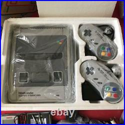 Nintendo Super Famicom Complete Boxed 3 Controllers 2 Game Soft from Japan F/S