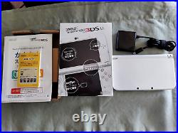 Nintendo new 3DS LL White Console Used Near Mint Complete Set from Japan #2