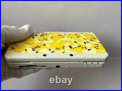 Nintendo new 3DS White Pikachu Used Complete Set Excellent from Japan