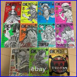 One Piece Magazine Eiichiro Oda from Japan, Official Magazine Complete set 11