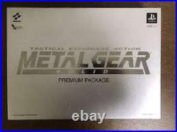 PlayStation PS1 Metal Gear Solid Premium Package complete set used from Japan JP