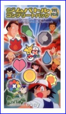 Pokemon Kanto Gym Badge Battle Complete Pack Pin Set Vintage Rare FS from Japan