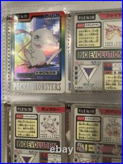 Pokemon card game Carddass BANDAI 151 sheet complete 1997 from japan