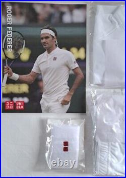 RARE? UNIQLO 2018 Wimbledon Federer model complete M from JAPAN