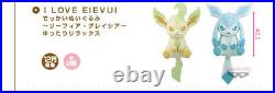 Rare Pokemon Eevee Canvas Plush Doll Buiz 9 Body complete Set New from japan