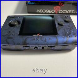 SNK Neogeo Pocket Console Maple Blue Edition Complete / CIB From Japan