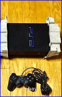 SONY Playstation 2 SCPH-50000 BLACK Complete product! From Japan PS2