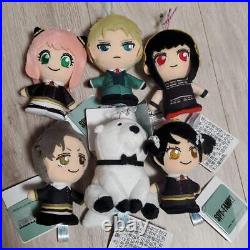 SPY x FAMILY Moipon More Plus Mascot Plush Doll Complete Set of 6 New From Japan